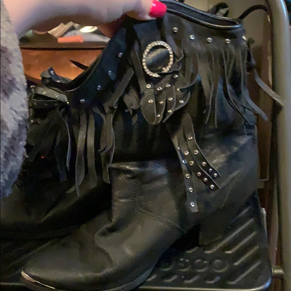 Genuine leather boots